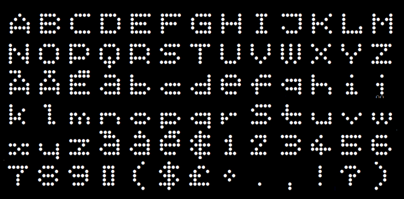 Making a Thaana dot matrix font – Welcome!